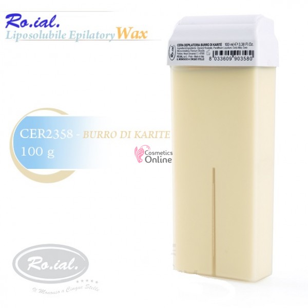 Ceara epilat la cartus cu unt de karite Roial 100 ml, art 03580